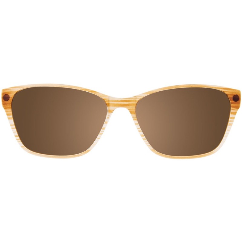 Coolclip CC855 - Transparent rayé brun clair