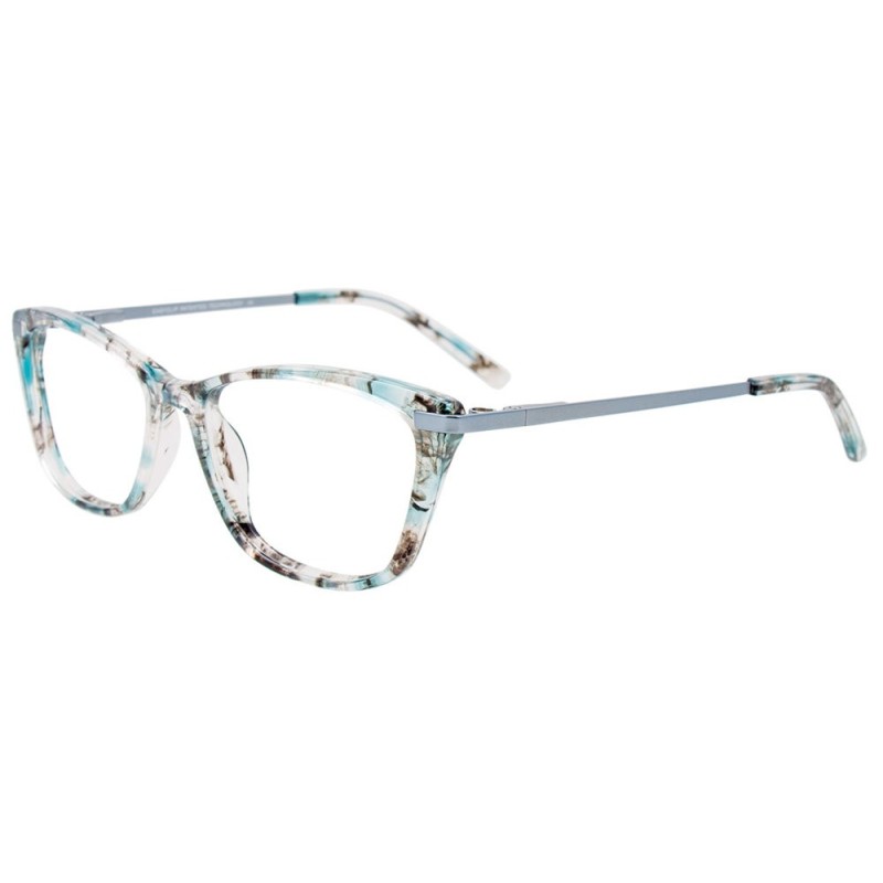 EasyClip EC628 - Sarcelle, gris et cristal sarcelle satiné