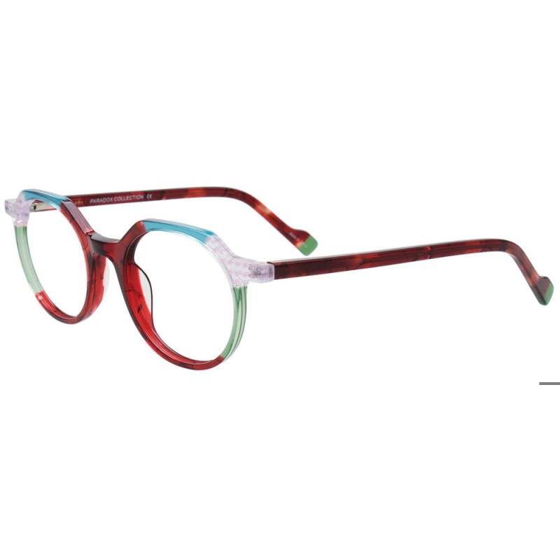 Paradox P5096 - Multicolor Multipattern Red & Teal