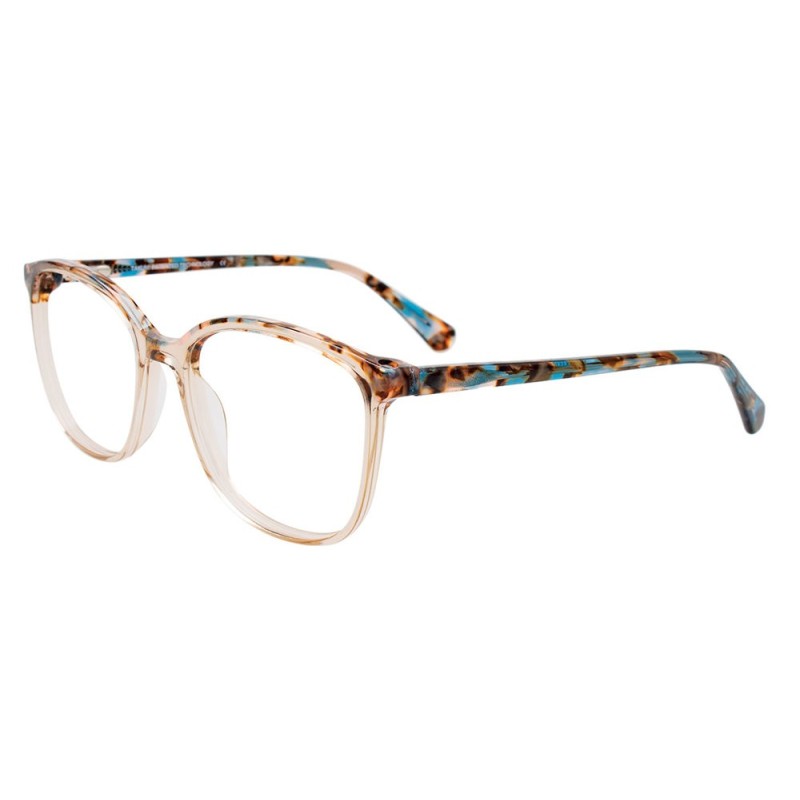 Takumi TK1178 - Brun, turquoise marbré et cristal brun clair