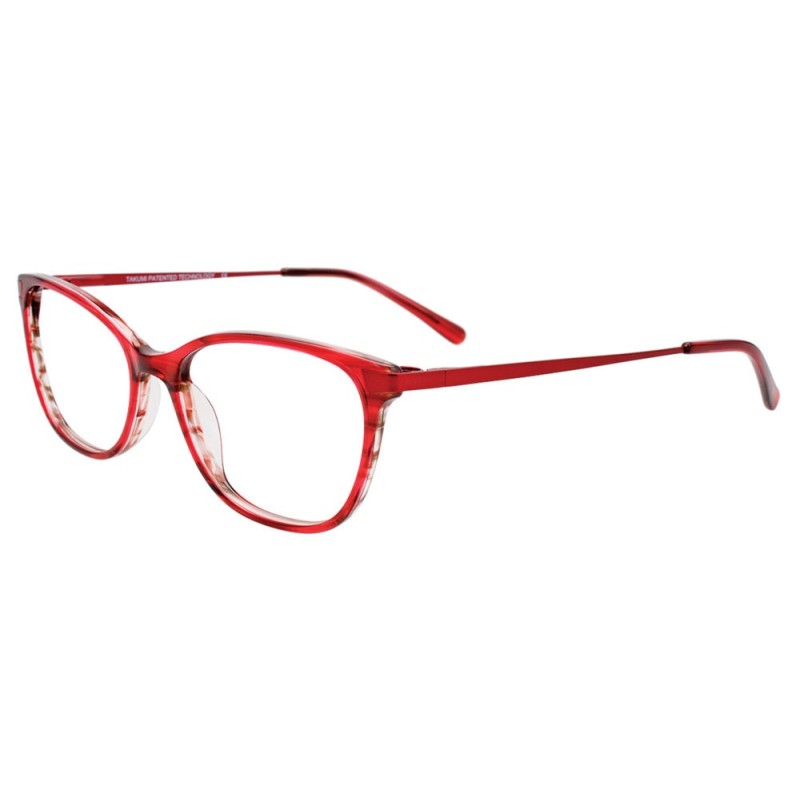 Takumi TK1183 - Rouge, rayures brunes et rouge satiné