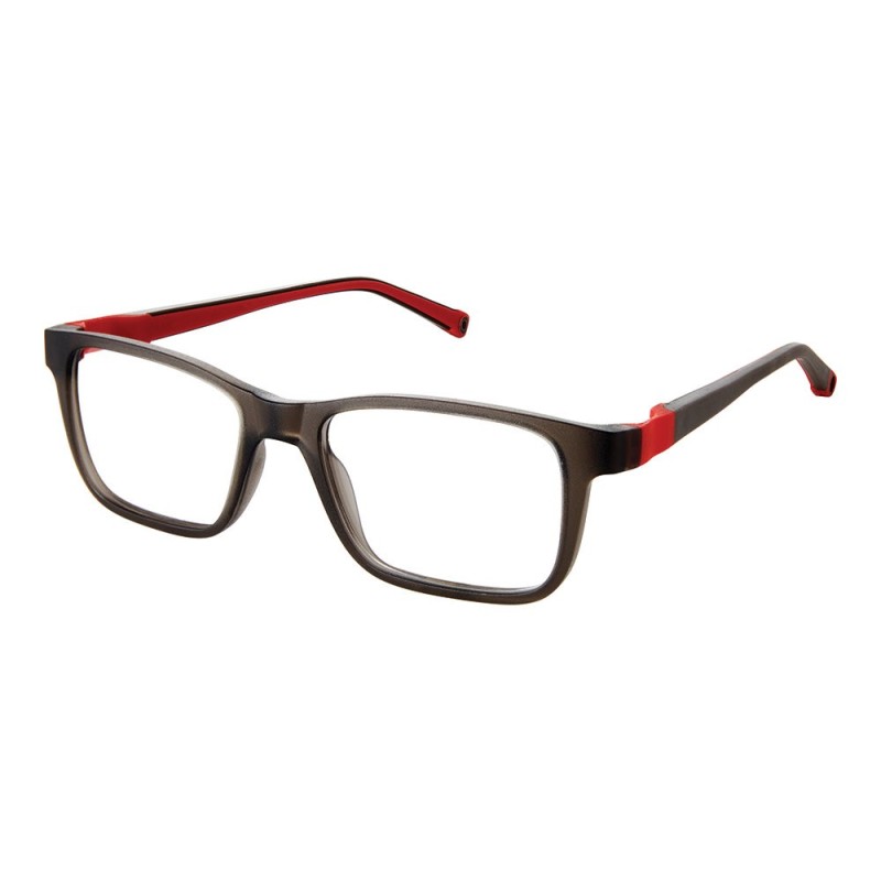 Life Italia JF-909 - Charcoal & Red with Blue Strap