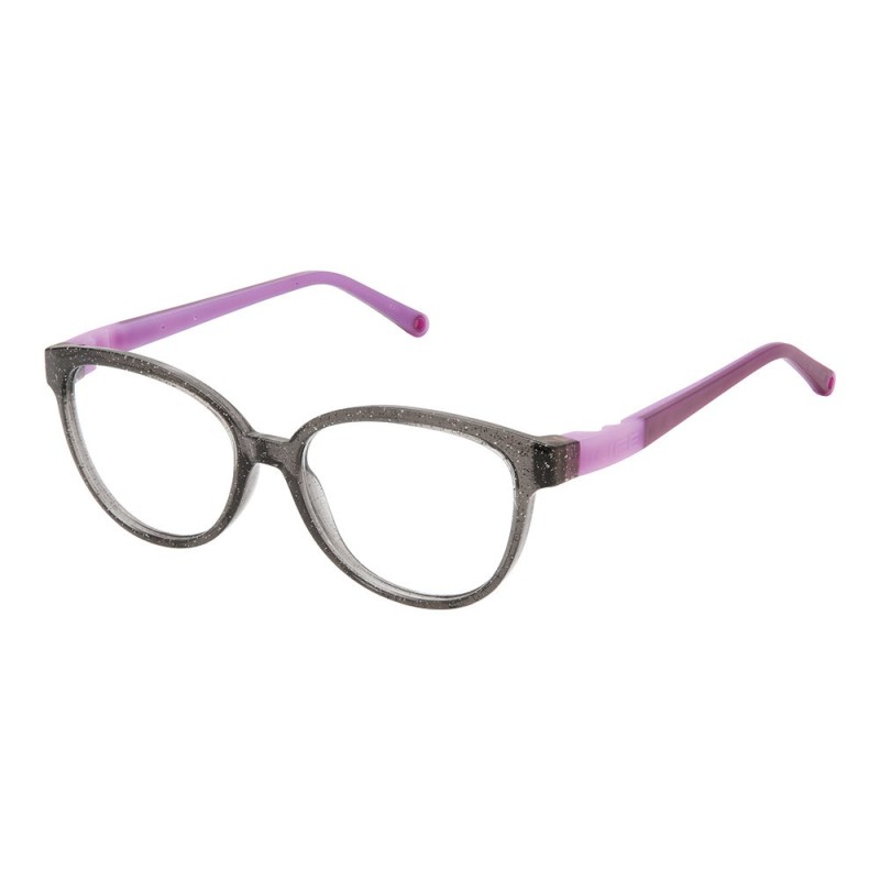 Life Italia NI-158 - Gris scintillant avec cordon violet
