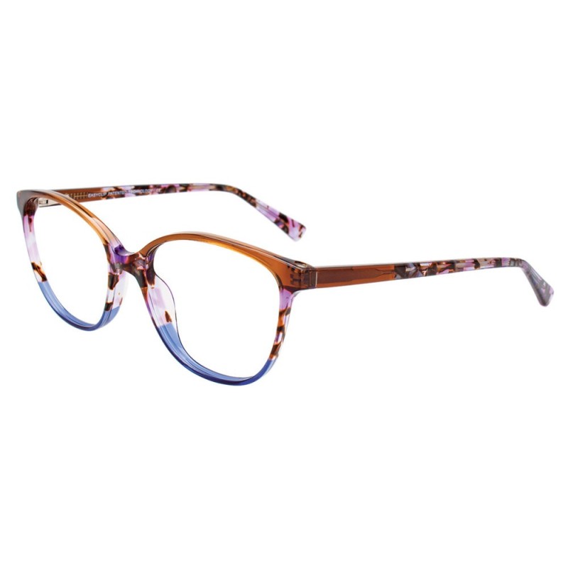 EasyClip EC518 - Brown Crystal & Demi Purple & Blue Crystal