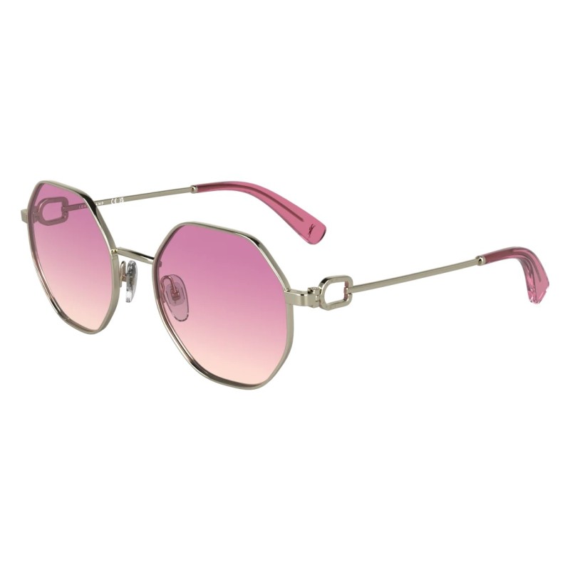 Longchamp LO179S - Gold and Gradient Pink
