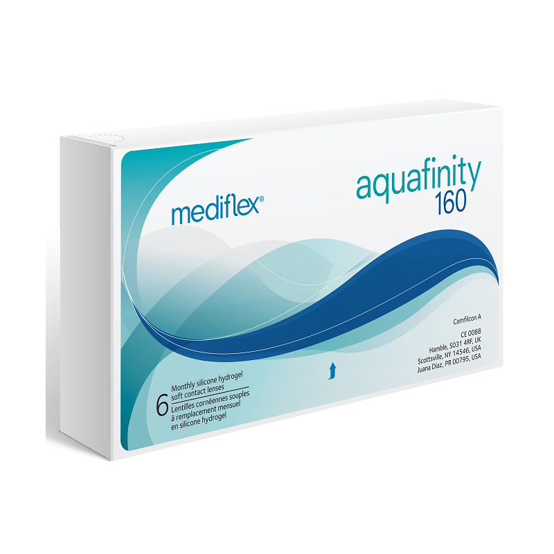 Mediflex® Aquafinity 160 (6 lentilles)