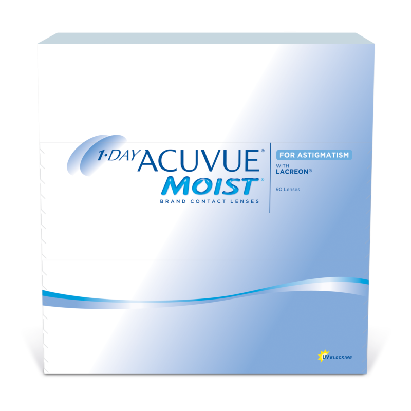 1-Day ACUVUE® MOIST® for Astigmatism (90 lenses)