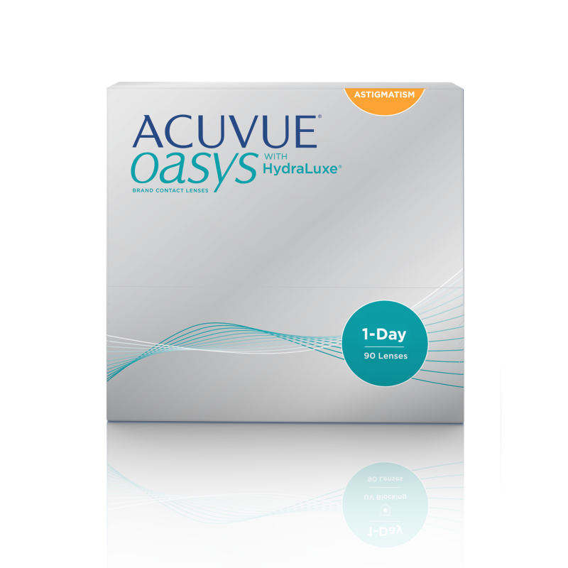 1-Day ACUVUE® OASYS with HydraLuxe™ Technology for Astigmatism (90 lenses)