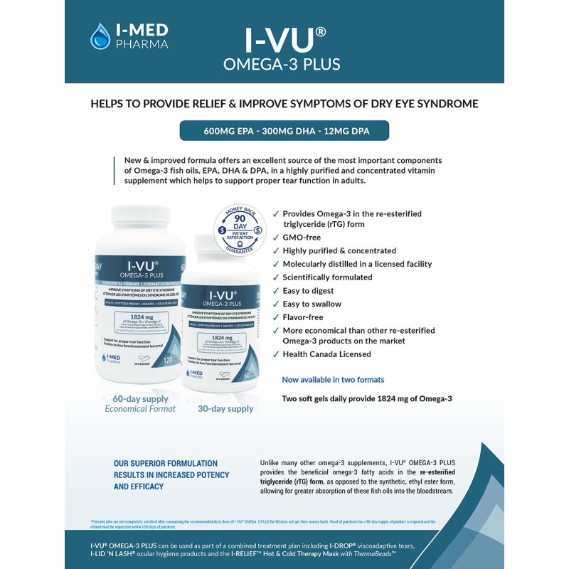 I-VU® OMEGA-3 PLUS (format de 60 jours)