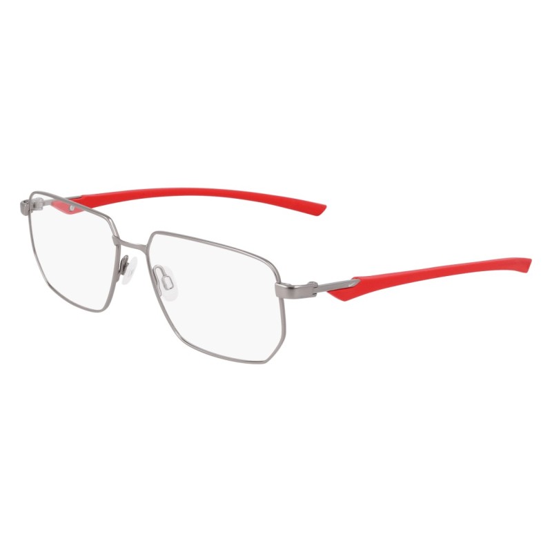 Nike 4317 - Gris acier satiné et rouge université