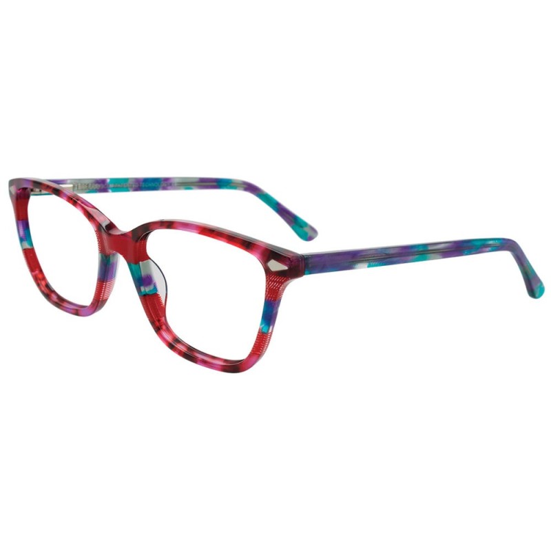 Easy3Clip EC697 - Rouge, écaille de tortue rose et sarcelle
