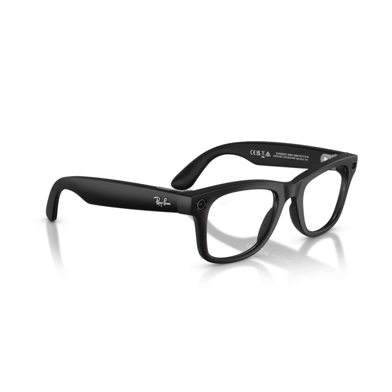 Ray-Ban META (Gen 2) Wayfarer - Noir mat avec lentilles claires