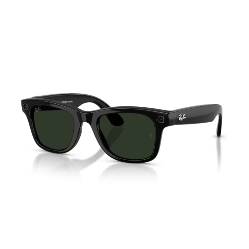 Ray-Ban META (Gen 2) Wayfarer - Shiny Black with Graphite Green Transitions® Lenses