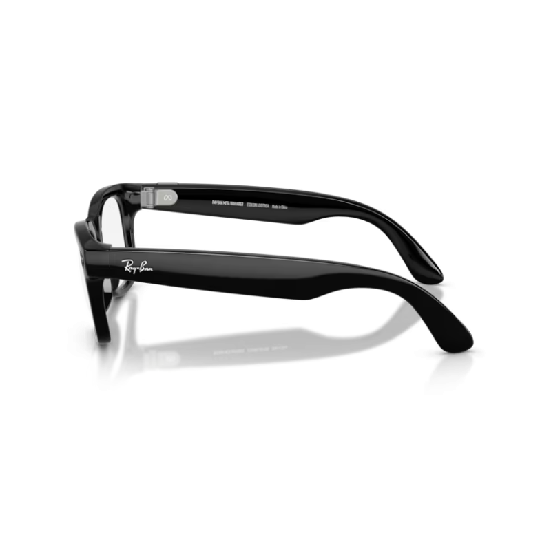 Ray-Ban META (Gen 2) Wayfarer - Noir brillant avec lentilles Transitions® vert graphite