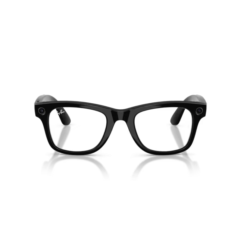 Ray-Ban META (Gen 2) Wayfarer - Noir brillant avec lentilles Transitions® vert graphite