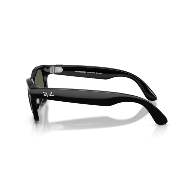 Ray-Ban META (Gen 2) Wayfarer - Noir brillant avec lentilles vert G-15