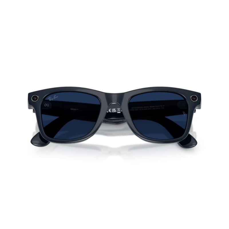 Ray-Ban META (Gen 2) Wayfarer - Bleu cosmique brillant avec lentilles Transitions® saphir