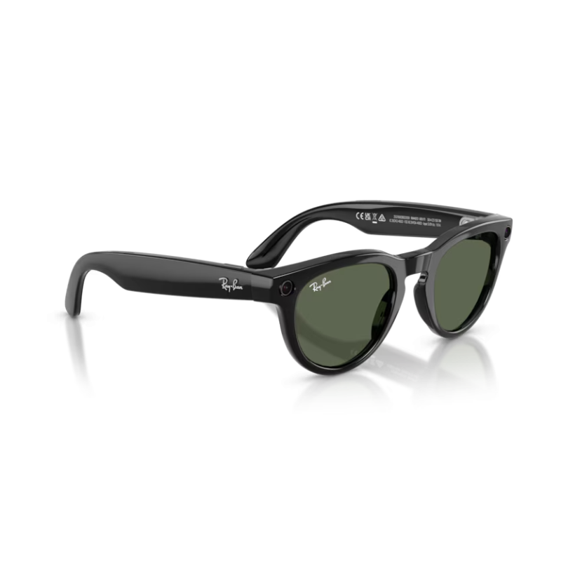 Ray-Ban META (Gen 2) Headliner - Noir brillant avec lentilles vert G-15