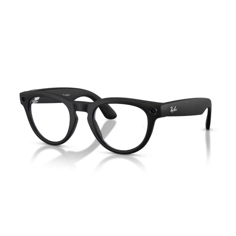 Ray-Ban META (Gen 2) Headliner - Noir mat avec lentilles claires