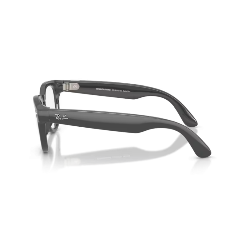 Ray-Ban META (Gen 2) Headliner - Gris astéroïde brillant avec lentilles Transitions® émeraude