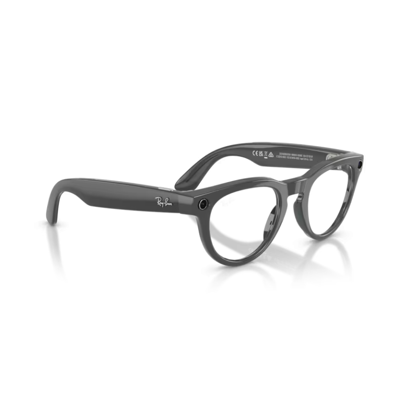 Ray-Ban META (Gen 2) Headliner - Gris astéroïde brillant avec lentilles Transitions® émeraude