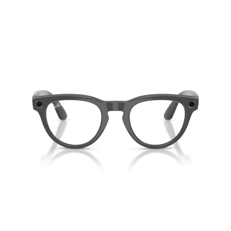 Ray-Ban META (Gen 2) Headliner - Gris astéroïde brillant avec lentilles Transitions® émeraude