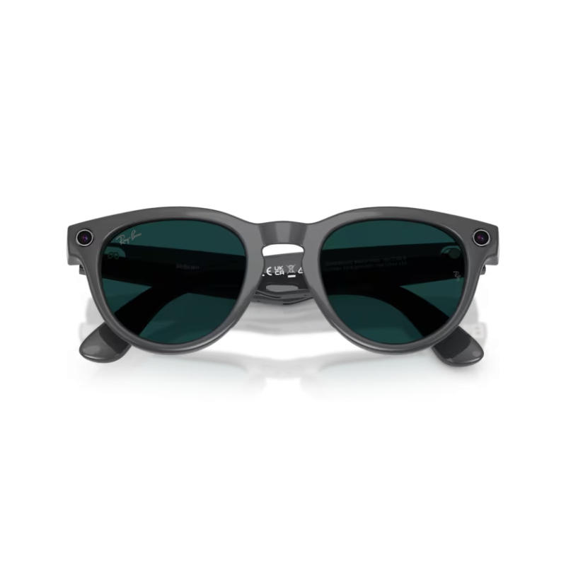 Ray-Ban META (Gen 2) Headliner - Gris astéroïde brillant avec lentilles Transitions® émeraude