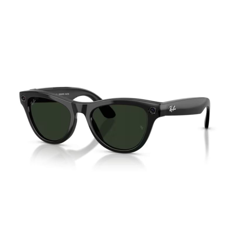 Ray-Ban META (Gen 2) Skyler - Shiny Black with Graphite Green Transitions® Lenses
