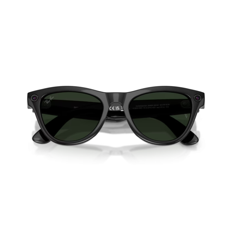 Ray-Ban META (Gen 2) Skyler - Noir brillant avec lentilles Transitions® vert graphite