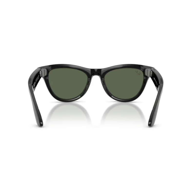 Ray-Ban META (Gen 2) Skyler - Noir brillant avec lentilles vert G-15