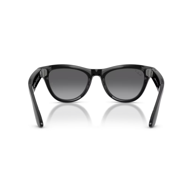 Ray-Ban META (Gen 2) Skyler - Noir brillant avec lentilles polarisées graphite dégradé