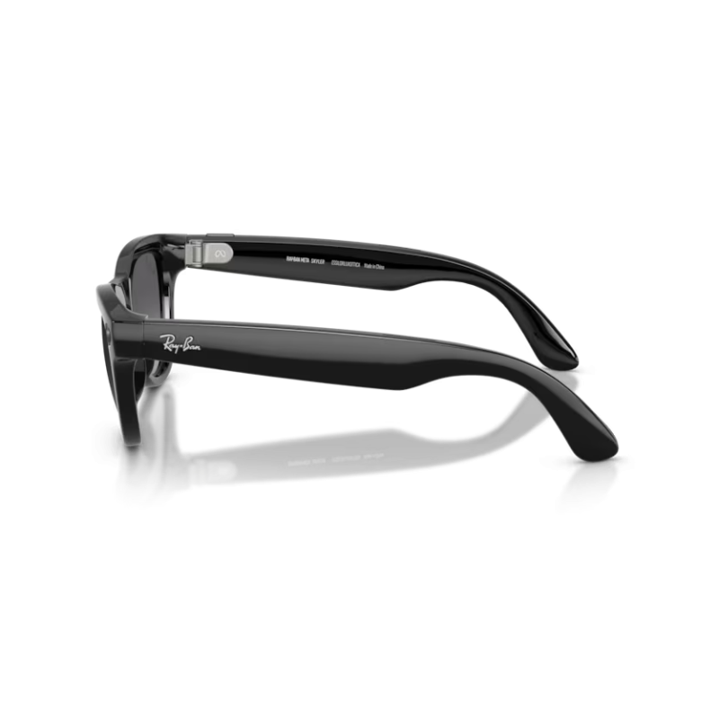 Ray-Ban META (Gen 2) Skyler - Noir brillant avec lentilles polarisées graphite dégradé