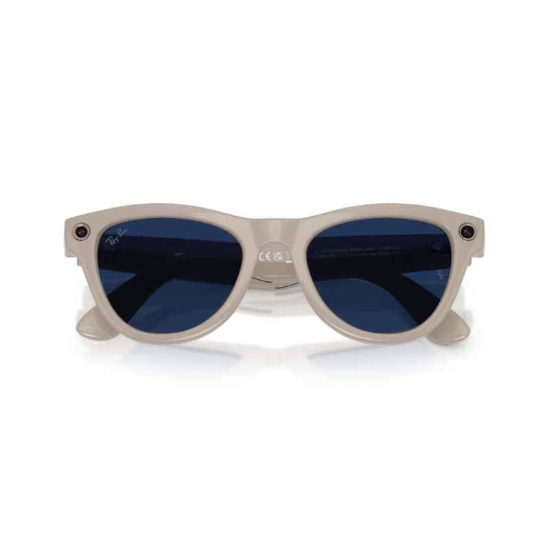 Ray-Ban META (Gen 2) Skyler - Gris crayeux brillant avec lentilles Transitions® saphir