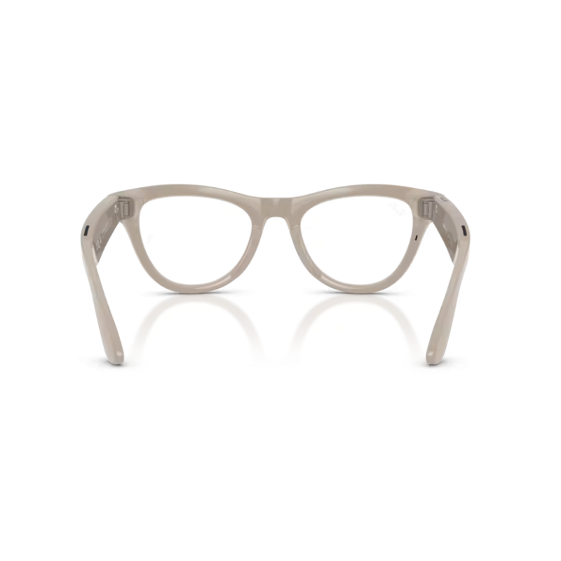 Ray-Ban META (Gen 2) Skyler - Gris crayeux brillant avec lentilles Transitions® saphir