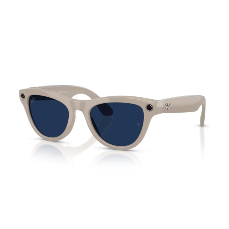 Ray-Ban META (Gen 2) Skyler - Shiny Chalky Grey with Sapphire Transitions® Lenses