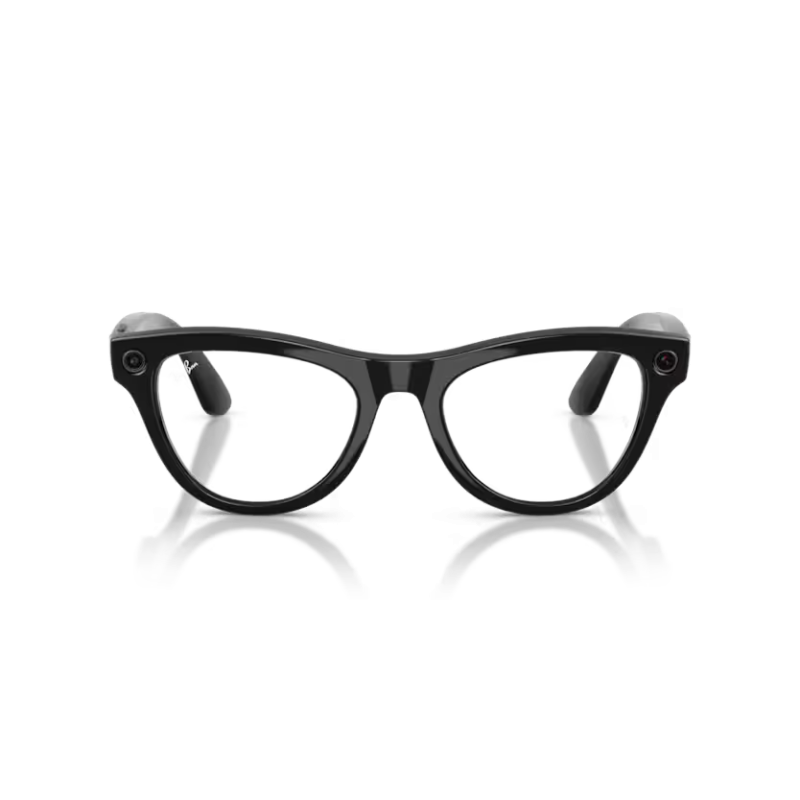 Ray-Ban META (Gen 2) Skyler - Noir brillant avec lentilles Transitions® améthyste