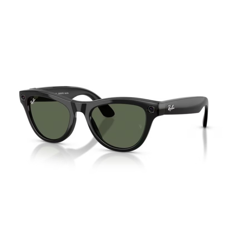 Ray-Ban META (Gen 2) Skyler - Shiny Black with G-15 Green Lenses