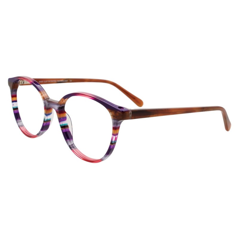 EasyClip EC709 - Purple & Multicolor Stripes
