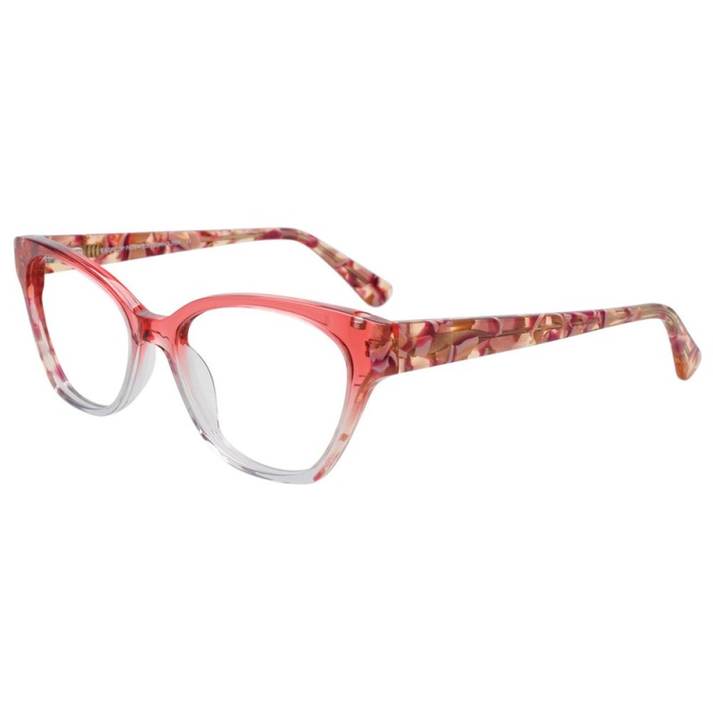 EasyClip EC682 - Transparent Pink to Crystal Gradient & Marble Pink