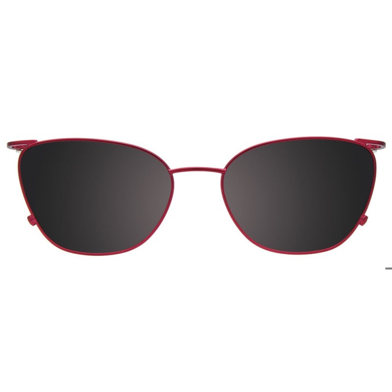 EasyClip EC681 - Satin Red & Mix Patterned Browline